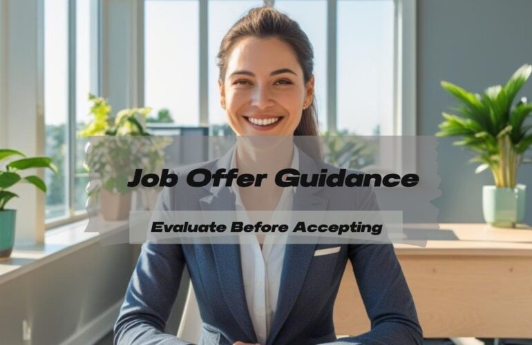 Things to Consider Before Accepting a Job Offer