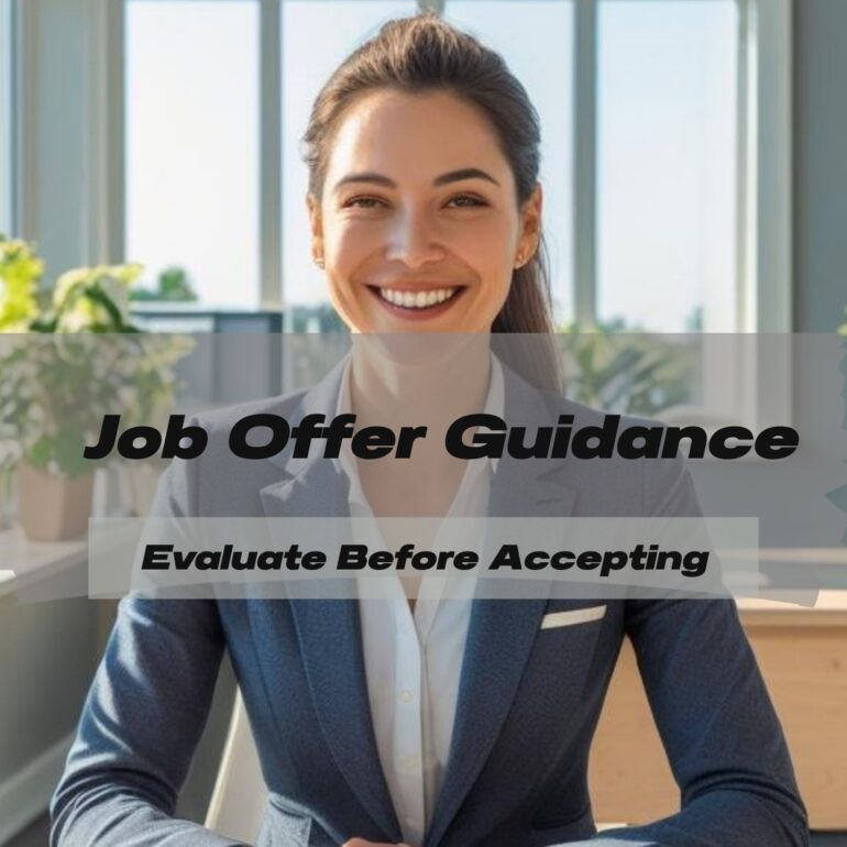 Things to Consider Before Accepting a Job Offer